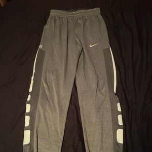 Nike elite grey sweatpants medium